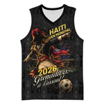 Custom Haiti Football 2026 Basketball Jersey Haiti Nan Mondyal