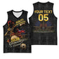 Custom Haiti Football 2026 Basketball Jersey Haiti Nan Mondyal