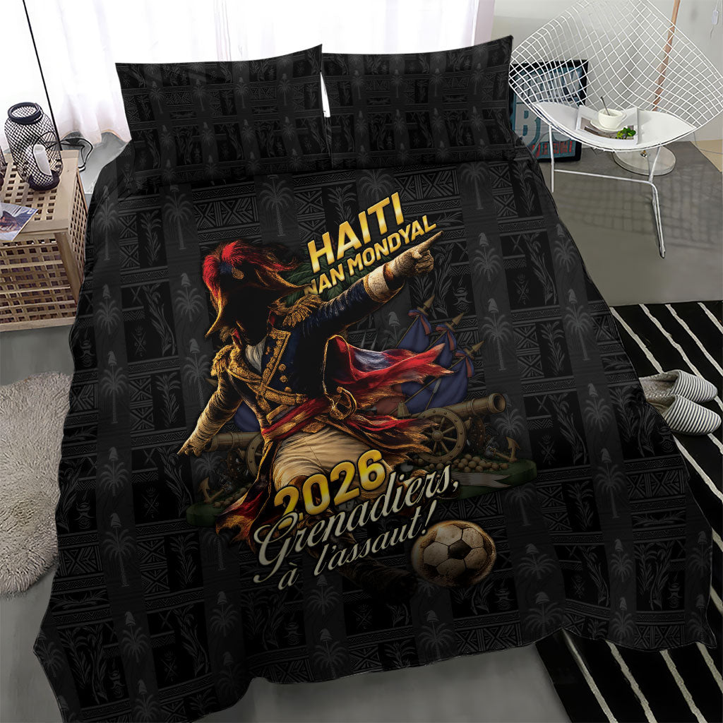Haiti Football 2026 Bedding Set Haiti Nan Mondyal