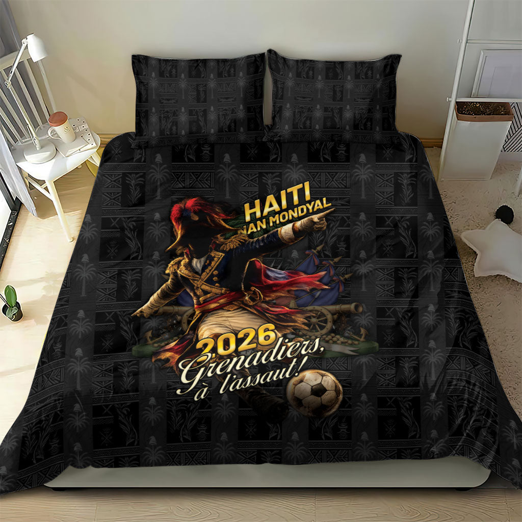 Haiti Football 2026 Bedding Set Haiti Nan Mondyal
