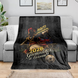 Haiti Football 2026 Blanket Haiti Nan Mondyal