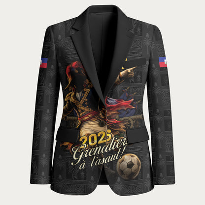 Custom Haiti Football 2026 Blazer Haiti Nan Mondyal