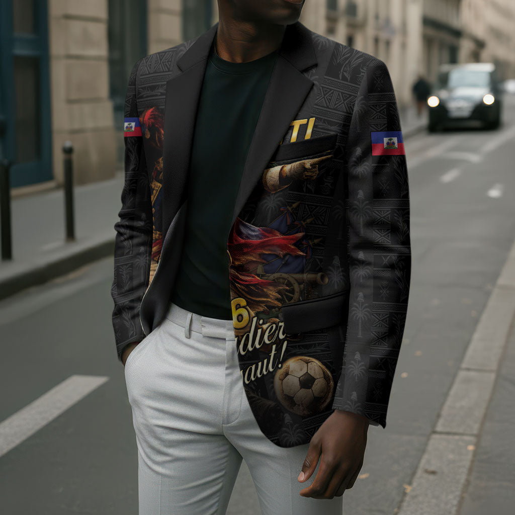 Custom Haiti Football 2026 Blazer Haiti Nan Mondyal
