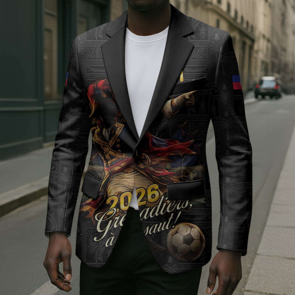 Custom Haiti Football 2026 Blazer Haiti Nan Mondyal