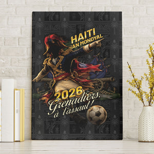 Haiti Football 2026 Canvas Wall Art Haiti Nan Mondyal