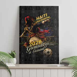 Haiti Football 2026 Canvas Wall Art Haiti Nan Mondyal