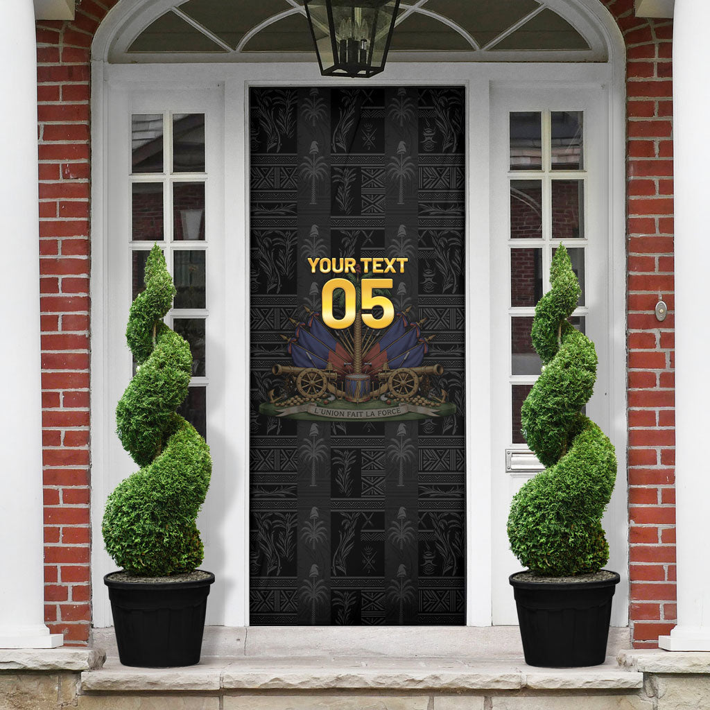 Custom Haiti Football 2026 Door Cover Haiti Nan Mondyal
