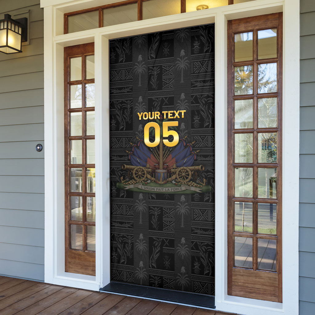 Custom Haiti Football 2026 Door Cover Haiti Nan Mondyal