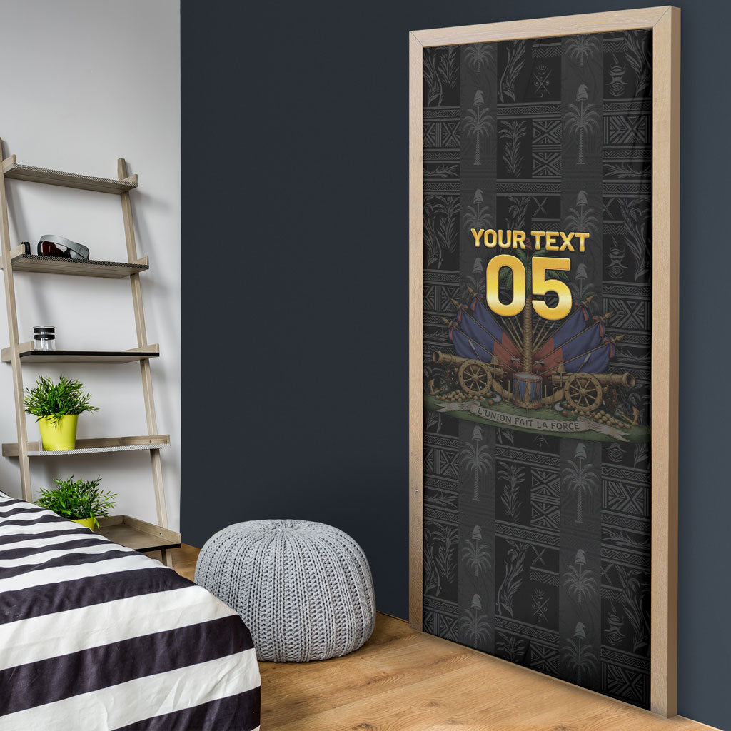Custom Haiti Football 2026 Door Cover Haiti Nan Mondyal