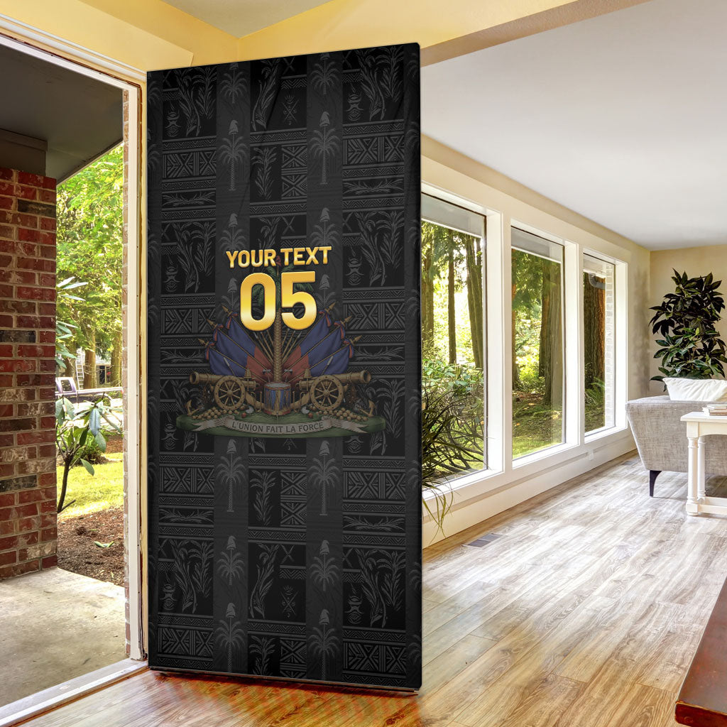 Custom Haiti Football 2026 Door Cover Haiti Nan Mondyal
