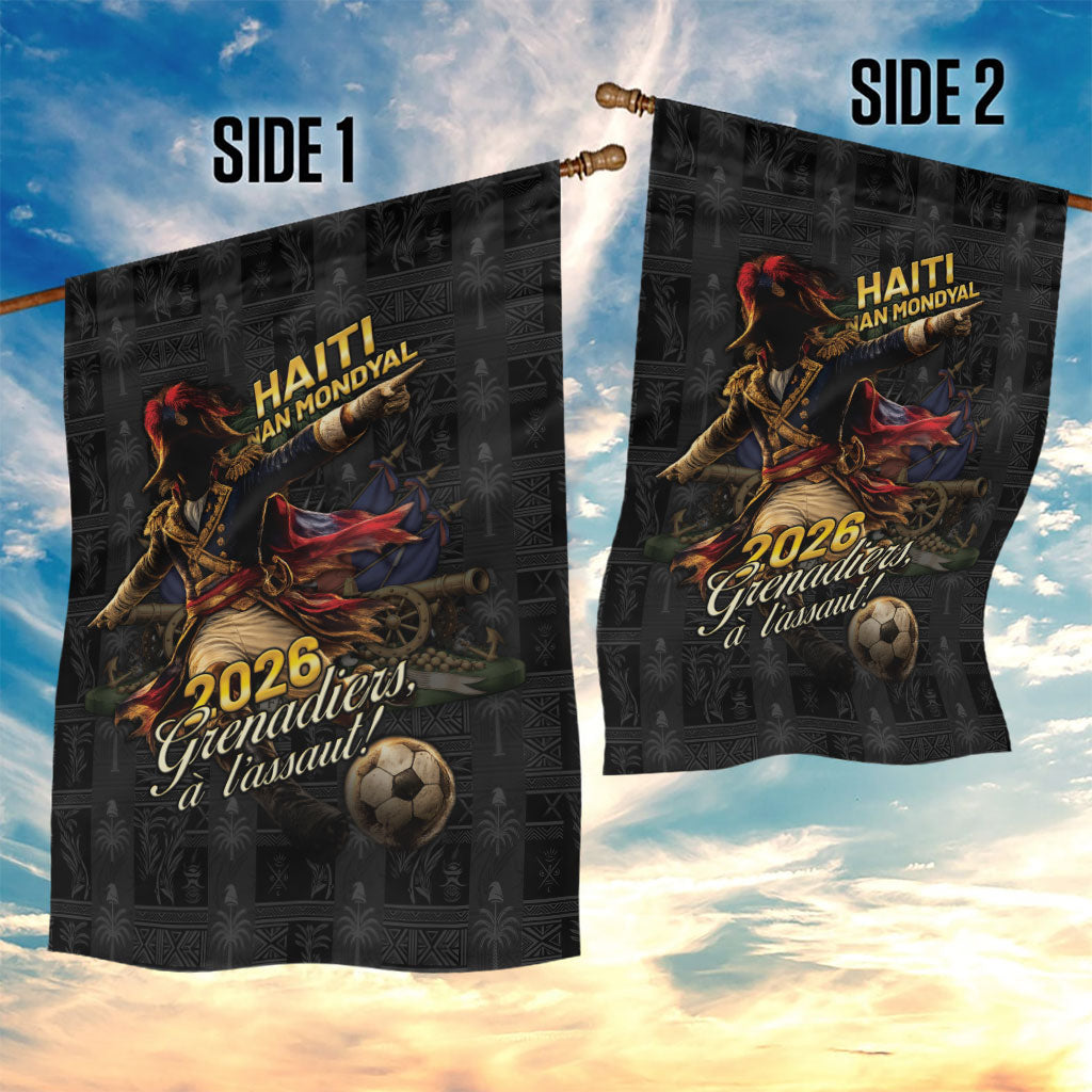 Haiti Football 2026 Garden Flag Haiti Nan Mondyal