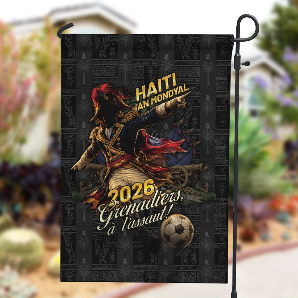 Haiti Football 2026 Garden Flag Haiti Nan Mondyal
