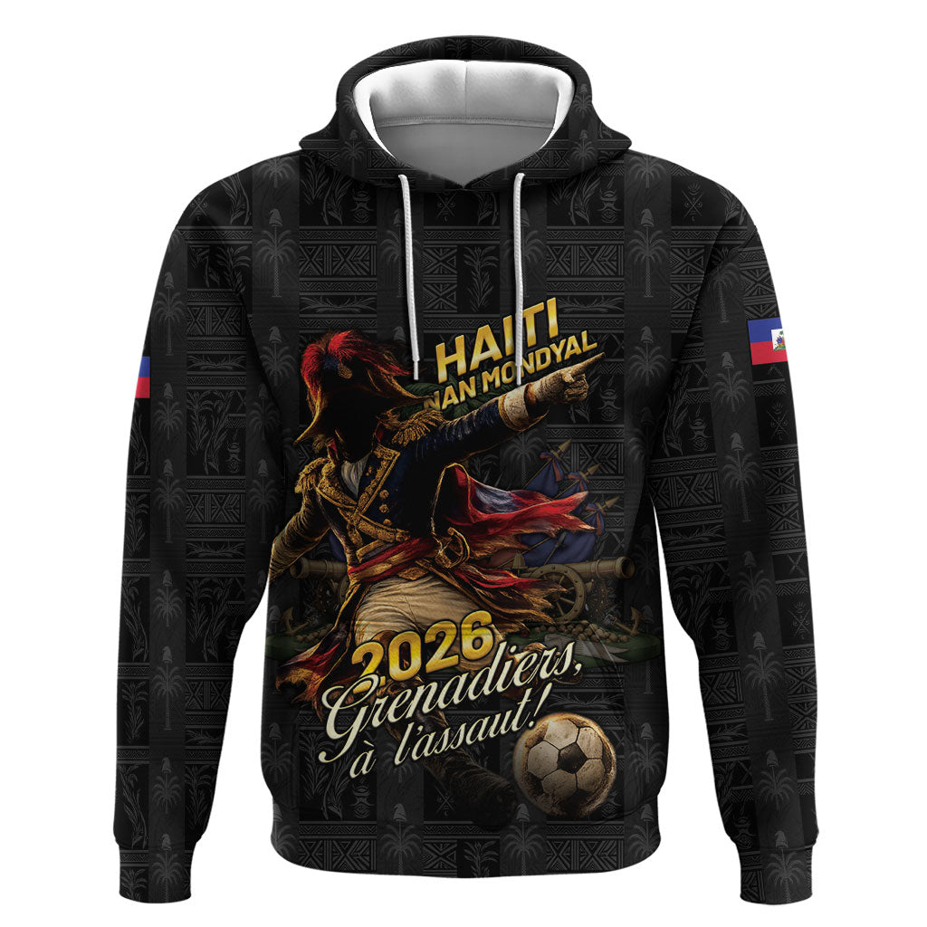 Custom Haiti Football 2026 Hoodie Haiti Nan Mondyal