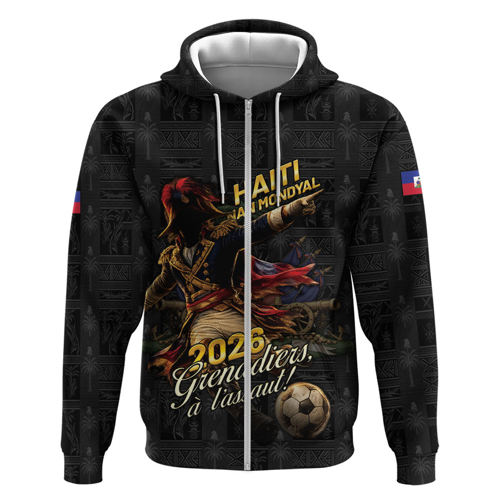 Custom Haiti Football 2026 Hoodie Haiti Nan Mondyal