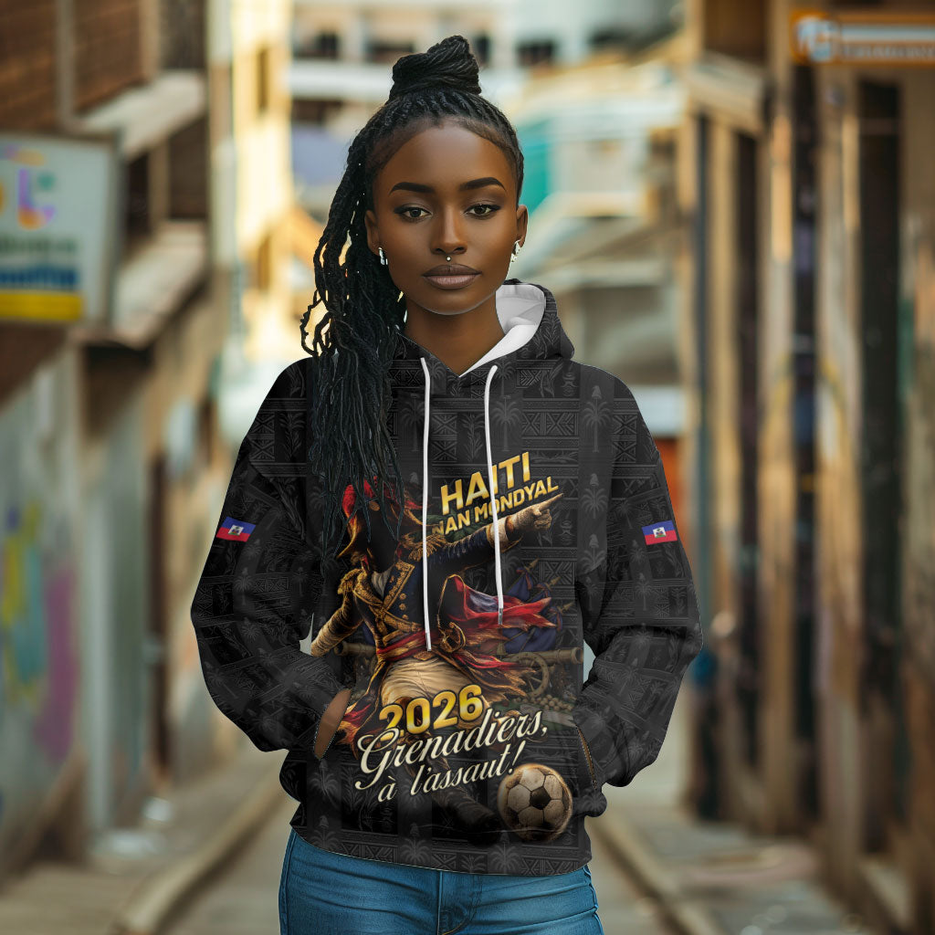 Custom Haiti Football 2026 Hoodie Haiti Nan Mondyal
