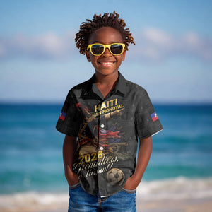 Custom Haiti Football 2026 Kid Hawaiian Shirt Haiti Nan Mondyal