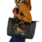 Haiti Football 2026 Leather Tote Bag Haiti Nan Mondyal