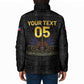Custom Haiti Football 2026 Padded Jacket Haiti Nan Mondyal