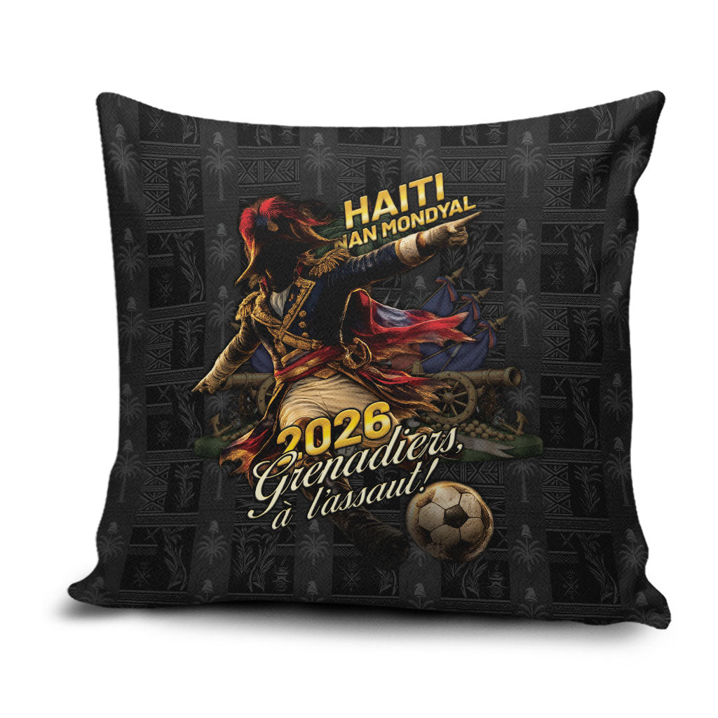Haiti Football 2026 Pillow Cover Haiti Nan Mondyal