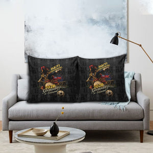 Haiti Football 2026 Pillow Cover Haiti Nan Mondyal