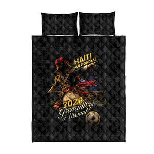 Haiti Football 2026 Quilt Bed Set Haiti Nan Mondyal