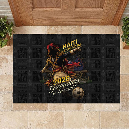 Haiti Football 2026 Rubber Doormat Haiti Nan Mondyal