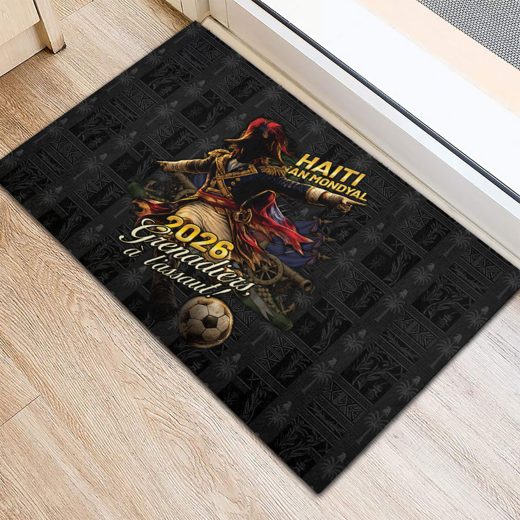 Haiti Football 2026 Rubber Doormat Haiti Nan Mondyal