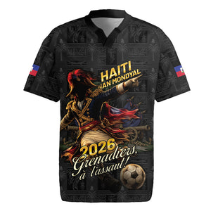 Custom Haiti Football 2026 Rugby Jersey Haiti Nan Mondyal