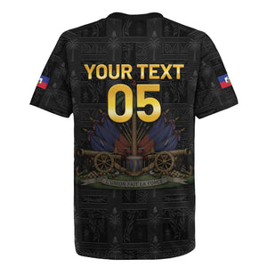 Custom Haiti Football 2026 Rugby Jersey Haiti Nan Mondyal