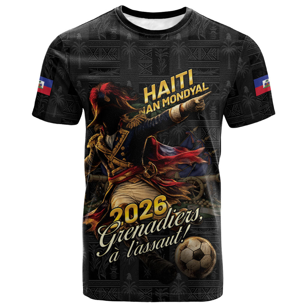 Custom Haiti Football 2026 T shirt Haiti Nan Mondyal