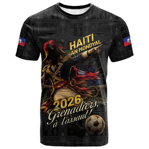 Custom Haiti Football 2026 T shirt Haiti Nan Mondyal