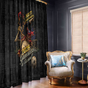 Haiti Football 2026 Window Curtain Haiti Nan Mondyal