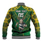 Custom South Africa Rugby 2024 Baseball Jacket Go Bokke African Pattern LT05