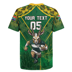 Custom South Africa Rugby 2024 Rugby Jersey Go Bokke African Pattern