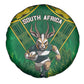 South Africa Rugby 2024 Spare Tire Cover Go Bokke African Pattern
