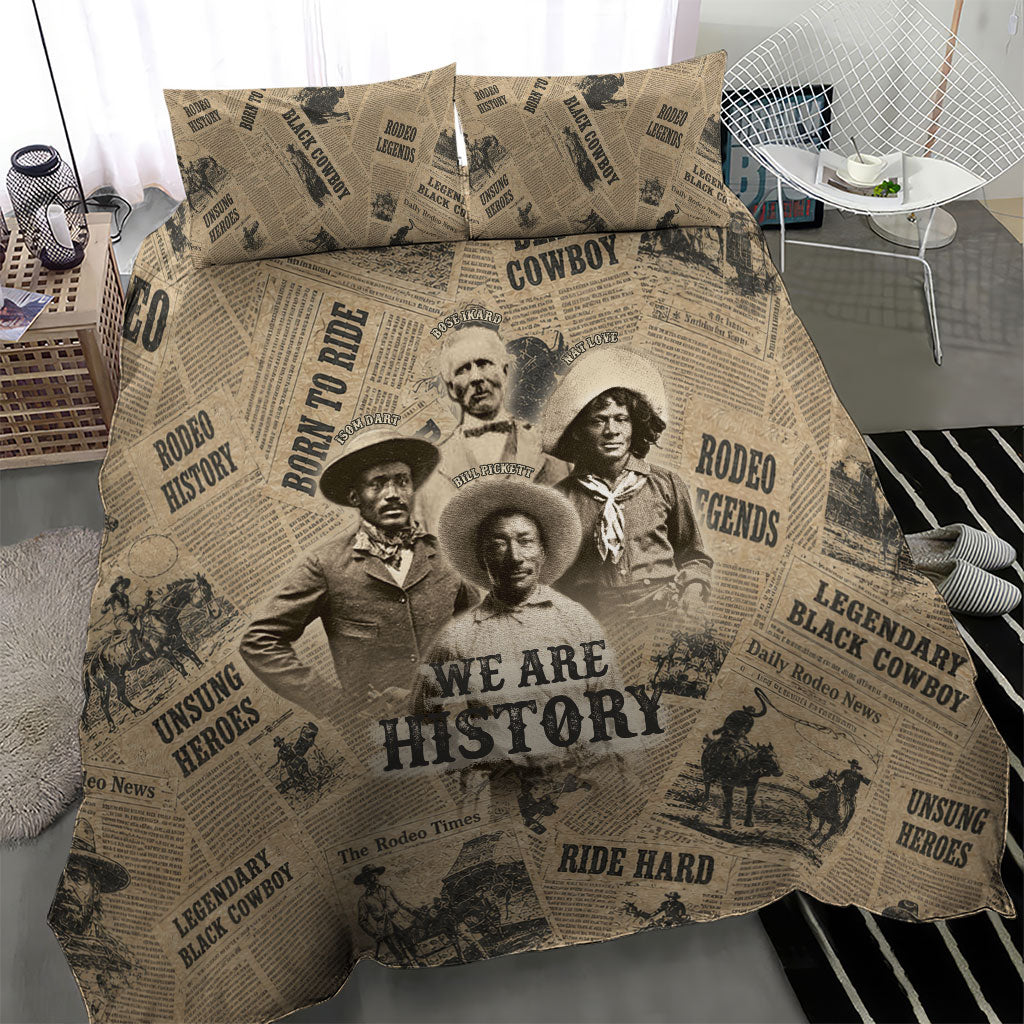 Black Cowboy Bedding Set Western Rodeo Melanin Black History