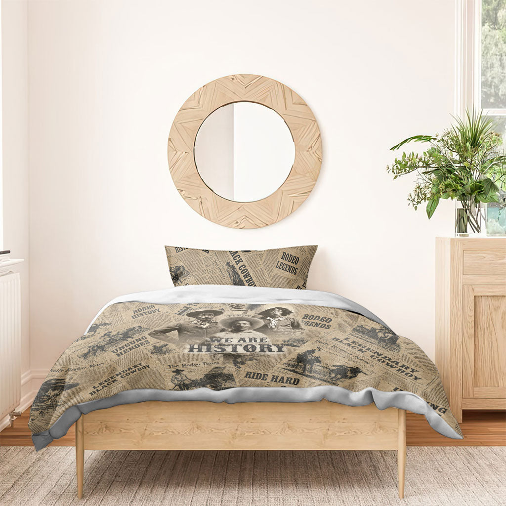 Black Cowboy Bedding Set Western Rodeo Melanin Black History