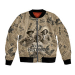 Black Cowboy Bomber Jacket Western Rodeo Melanin Black History
