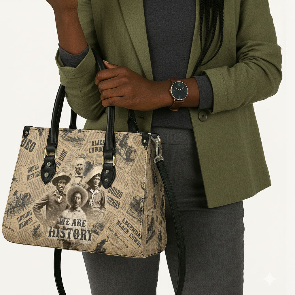 Black Cowboy Leather Bag Western Rodeo Melanin Black History