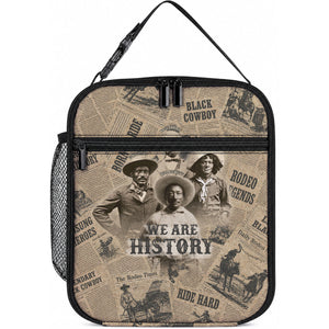 Black Cowboy Lunch Bag Western Rodeo Melanin Black History