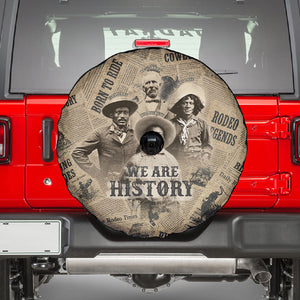 Black Cowboy Spare Tire Cover Western Rodeo Melanin Black History