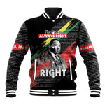 MLK Honoring The Legacy Baseball Jacket Black Version