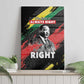 MLK Honoring The Legacy Canvas Wall Art Black Version