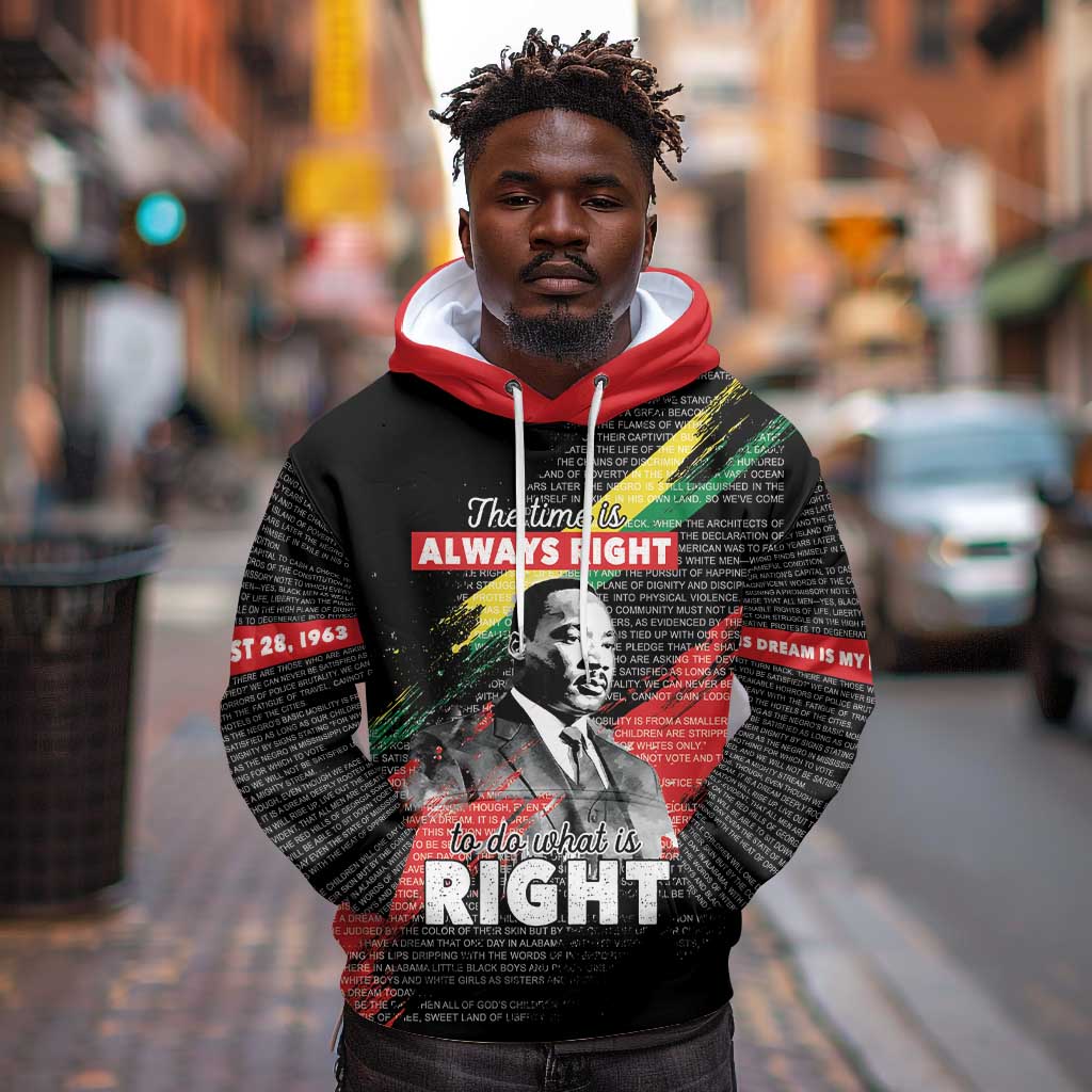 MLK Honoring The Legacy Hoodie Black Version