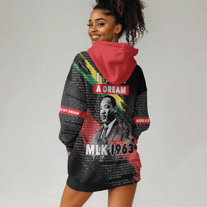 MLK Honoring The Legacy Hoodie Dress Black Version