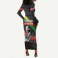 MLK Honoring The Legacy Long Sleeve Bodycon Dress Black Version LT05