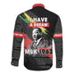 MLK Honoring The Legacy Long Sleeve Button Shirt Black Version