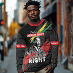 MLK Honoring The Legacy Long Sleeve Shirt Black Version