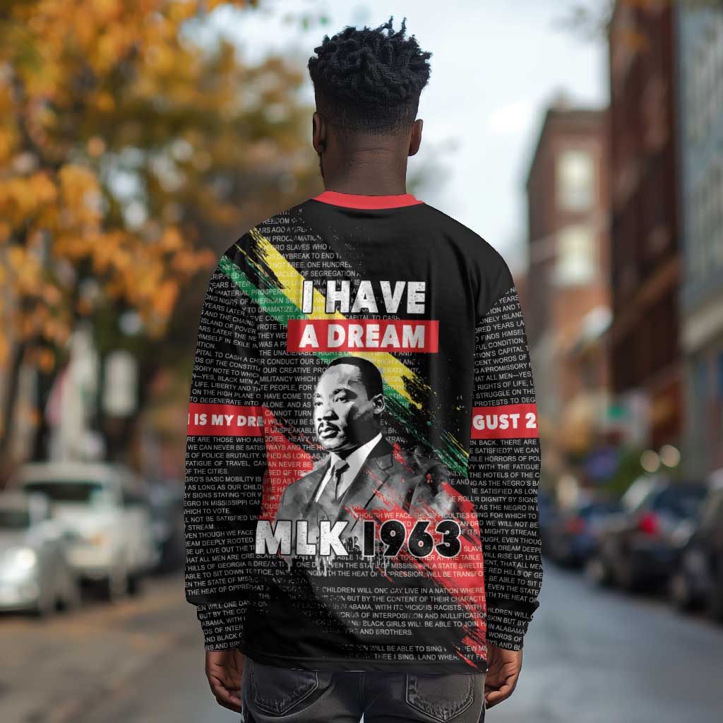 MLK Honoring The Legacy Long Sleeve Shirt Black Version