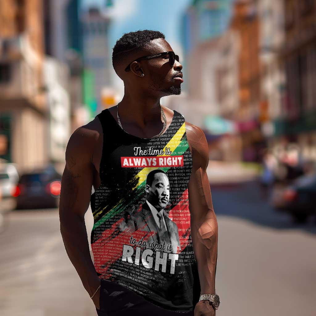 MLK Honoring The Legacy Men Tank Top Black Version